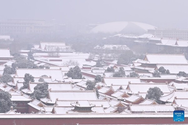 눈 덮인 베이징 (출처: 연합뉴스)