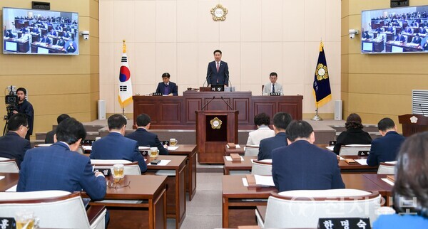 전북 남원시의회가 16일 본회의를 열고 있다. (제공: 남원시의회) ⓒ천지일보 2024.01.16.