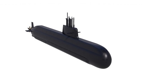 장보고 III 배치(Batch) II 잠수함 외형. (방위사업청 제공) ⓒ천지일보 2024.02.01.