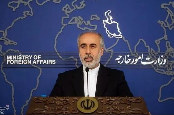 나세르 칸아니 이란 외무부 대변인이 지난 15일(현지시간) 정례기자회견에서 발언하고 있다. (출처: 이란 외무부 사이트)