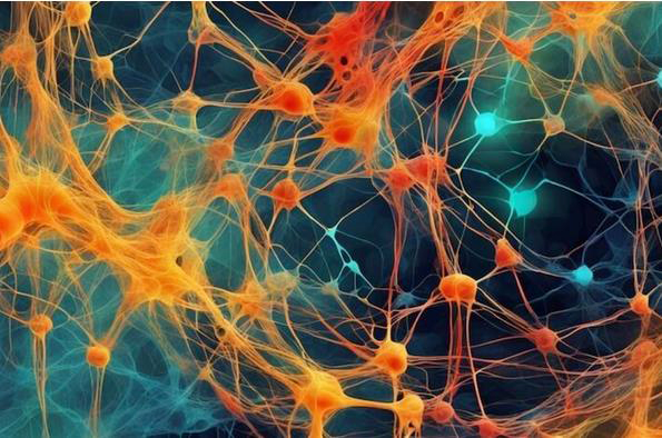 생성형 AI가 그려낸 신경세포(뉴런) 예술 작품 ⓒ천지일보 2024.03.17.