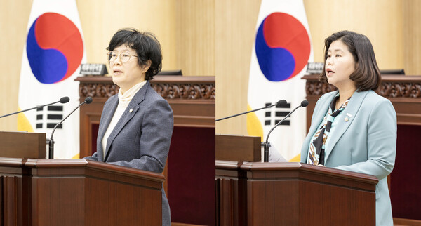 박은경, 박은정 의원. (제공: 안산시의회) ⓒ천지일보 2024.03.20.