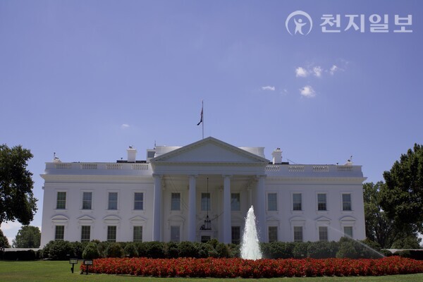 ⓒ천지일보 2024.07.14. President Biden will give an address from the Oval Office at the White House in Washington DC. / Eloise Lee, Cheonji Daily News
