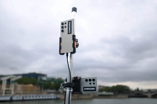 삼성전자 갤럭시 S24로 파리 올림픽 개막식 중계. (제공: 삼성전자) ⓒ천지일보 2024.07.28.