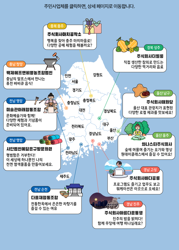 2024 으뜸두레 지도(한국관광공사)ⓒ천지일보 2024.08.02.