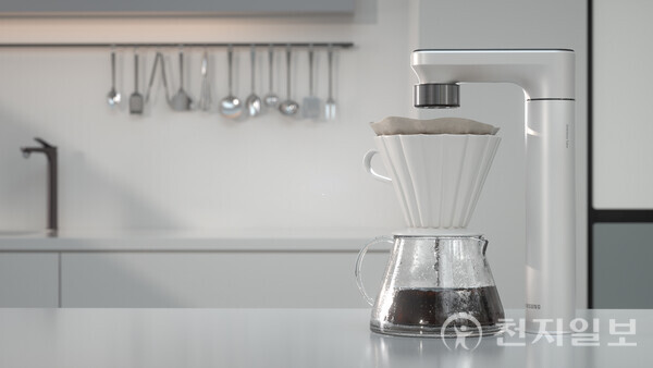 비스포크 정수기용 ‘드립 커피 제조키트’. ⓒ천지일보 2024.09.01.
