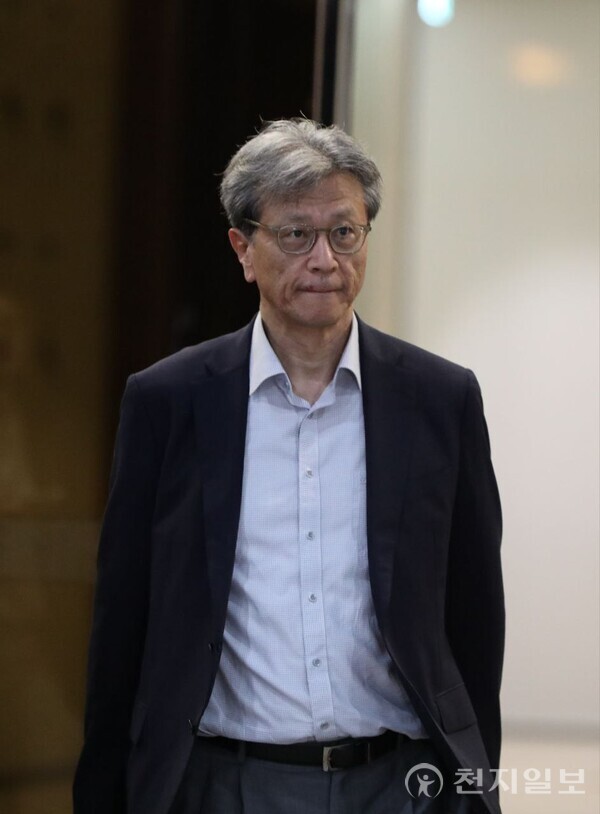 [포토] 귀국하는 정현호 삼성전자 부회장