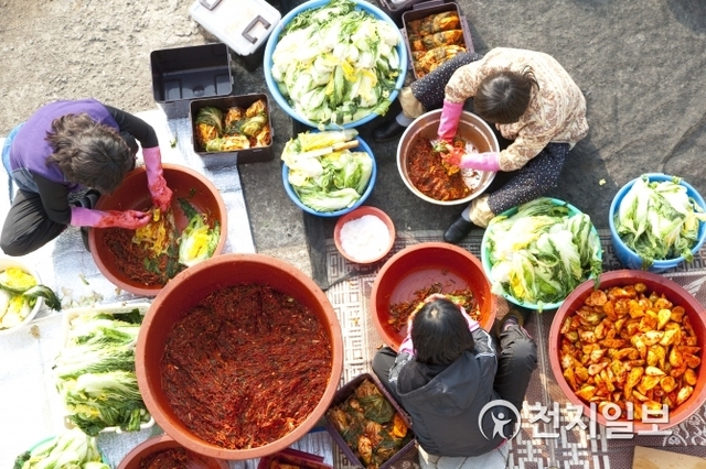 김장 준비 모습. 천지일보DB. 2018.11.19