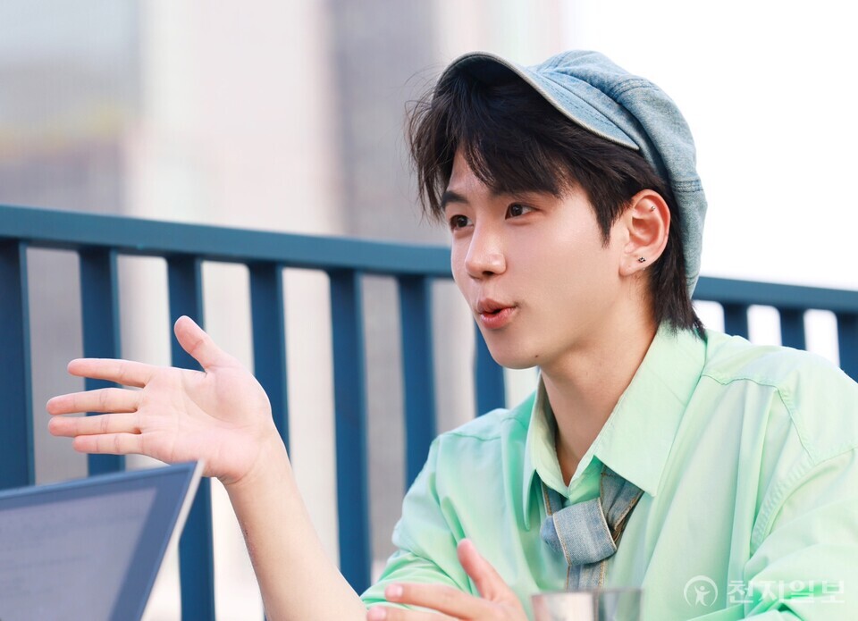 [천지일보=남승우 기자] 크리에이터 미인(MEIN)은 한국 틱톡과 미국 틱톡의 차이점을 이야기하며 앞으로 미국에서의 행보를 밝혔다. 사진은 미인이 최근 본지와의 인터뷰를 하는 모습. 