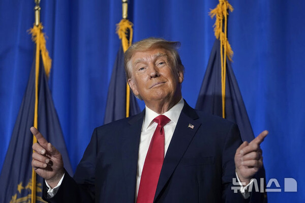 도널드 트럼프 전 미국 대통령의 모습. (출처: 뉴시스)