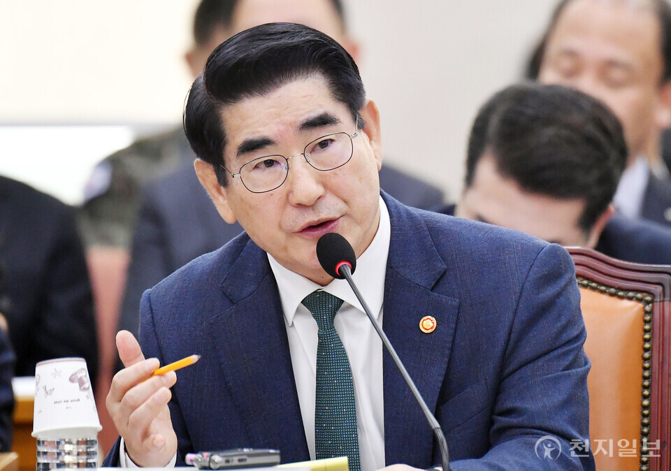 [천지일보=박준성 기자] 김용현 국방부 장관. ⓒ천지일보 2024.11.11.