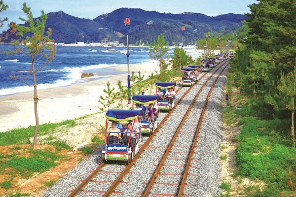 삼척레일바이크(제공=삼척시)ⓒ천지일보 2024.12.18.