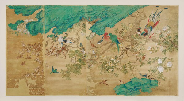 부벽화 모사도(화조도) (제공: 국가유산청) ⓒ천지일보 2024.12.18.