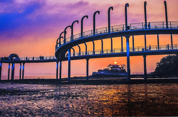 간월암 야경(제공=서산시)ⓒ천지일보 2025.01.17.