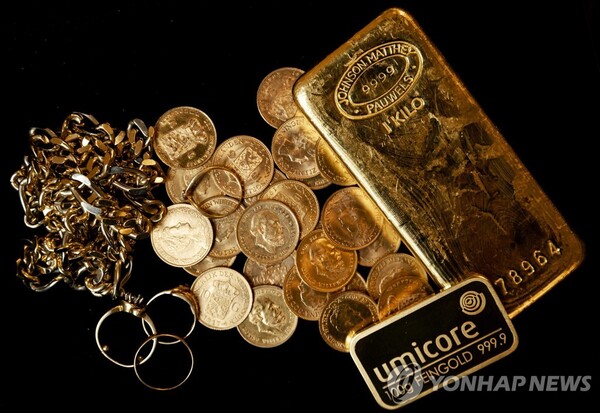 금값 사상 최고가(출처: EPA 통신, 연합뉴스)