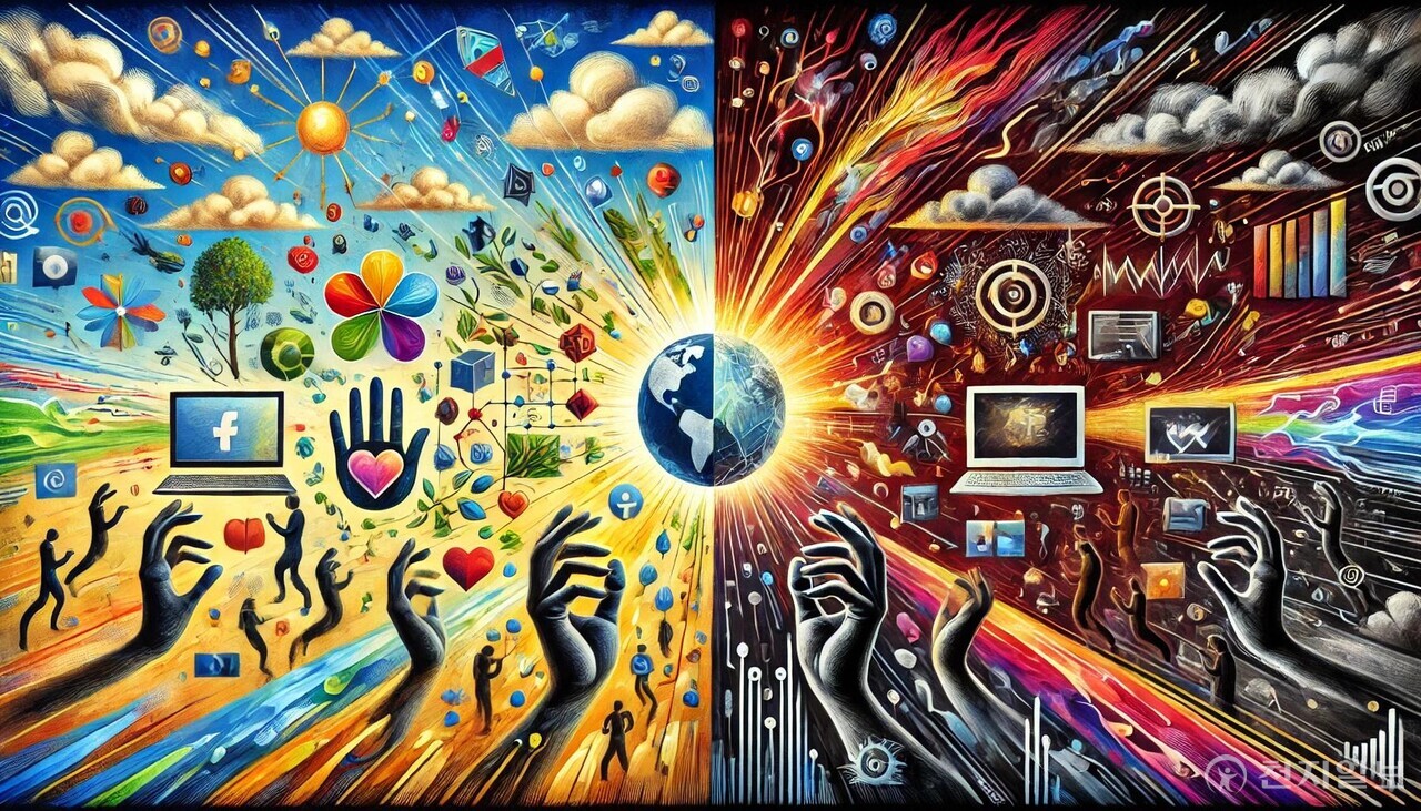 SNS가 온라인을 넘어 전 세계의 정치적, 사회적, 경제적 환경을 형성하는 강력한 도구로 성장했다. 세계 정부와 플랫폼, 시민이 협력해 SNS의 부정적 영향을 줄여야 한다는 지적이 나온다. ⓒ천지일보 2025.02.02.