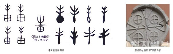 풍납토성 안 건물지에서 찾아진 이형의 수막새 ⓒ천지일보 2025.02.21.