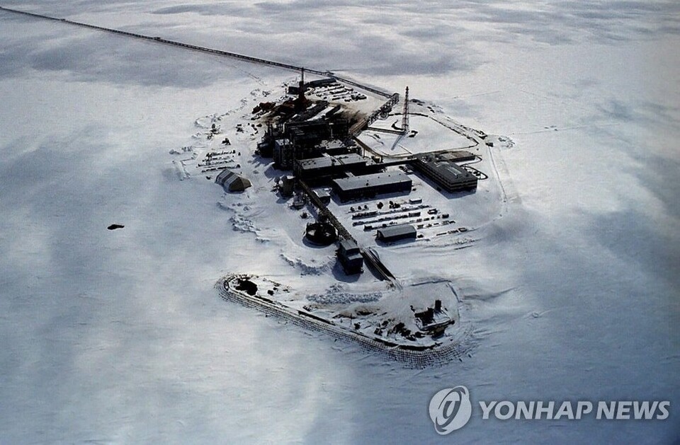 알래스카 푸르도베이의 유전 시설. (EPA/연합뉴스) 2025.03.12.