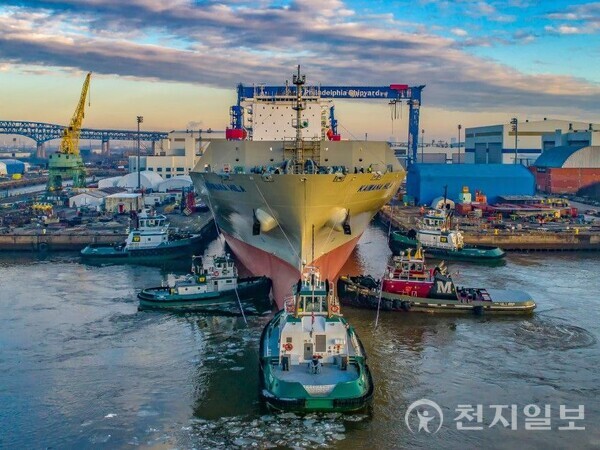 미국 필리조선소 전경. (제공: 한화그룹) ⓒ천지일보 2024.12.20.