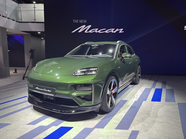 [천지일보=이우혁 기자] 포르쉐 브랜드 최초의 순수 전기 SUV ‘마칸 일렉트릭’. ⓒ천지일보 2025.04.03.