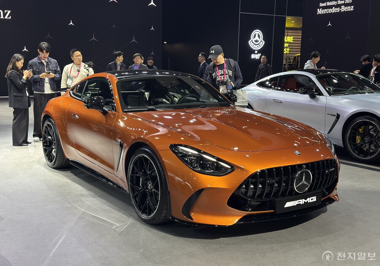 [천지일보=이우혁 기자] 메르세데스-벤츠의  ‘GT 55 4MATIC+’. ⓒ천지일보 2025.04.03.