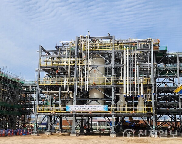 샤힌 패키지-2 현장에 설치된 PAU 모듈. (제공 : 현대엔지니어링) ⓒ천지일보 2025.04.15.