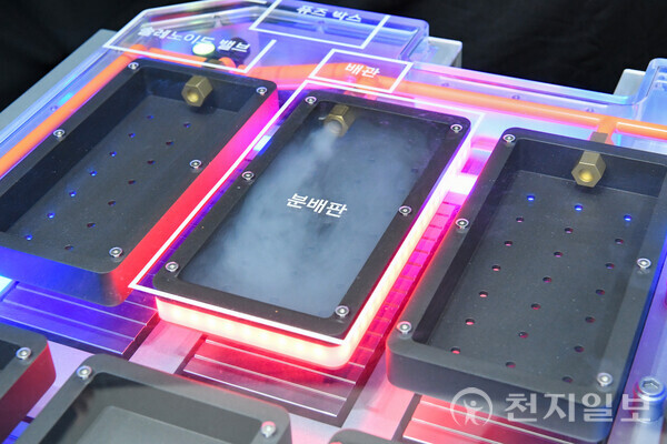 소화 기능 탑재 배터리시스템. (제공 : 현대모비스) ⓒ천지일보 2025.04.15.