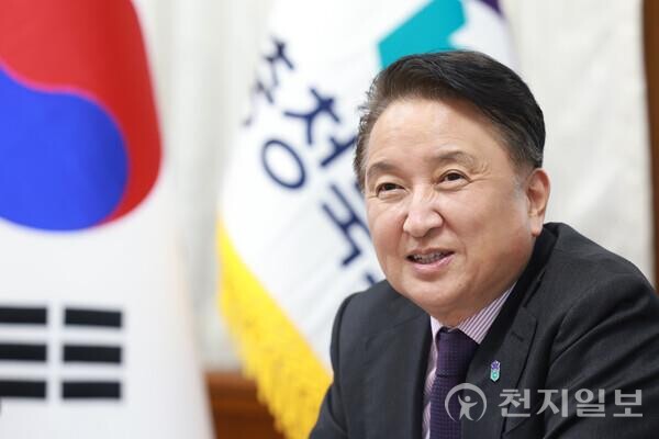 김영환 충북지사. (제공: 충북도청) ⓒ천지일보 2025.04.15.