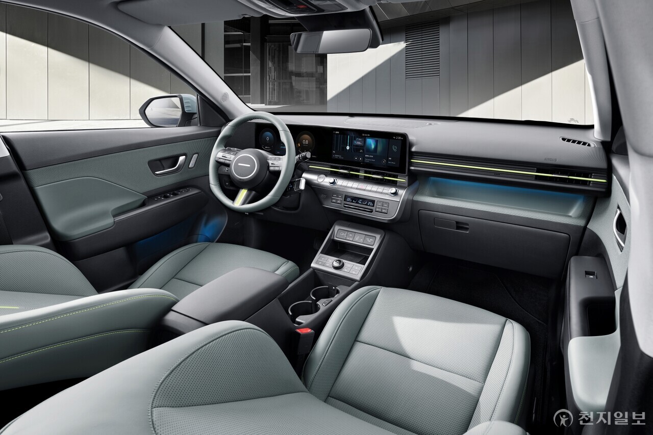 2025 코나 내장. (제공: 현대자동차그룹) ⓒ천지일보 2025.04.23.