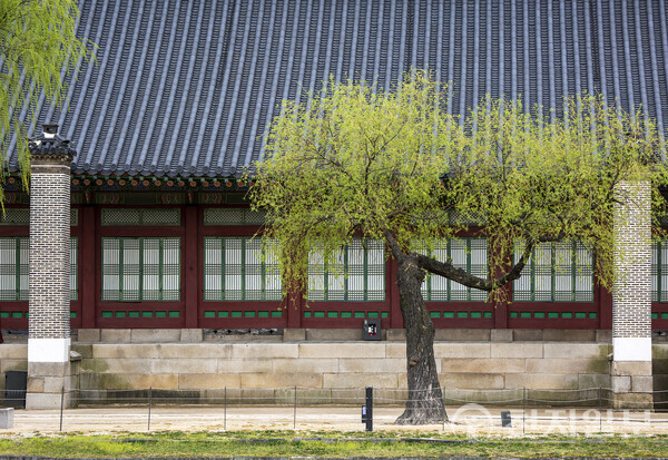 경복궁 수정전. 굴뚝이 보인다. (출처: 게티이미지뱅크) ⓒ천지일보 2025.05.30.
