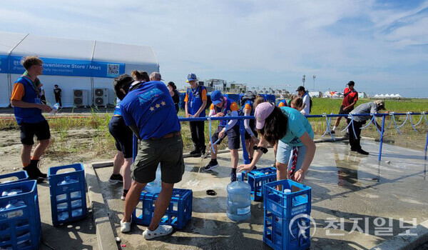 [Cheonji Ilbo Buan=Reporter Kim Do-eun] After the failure of the 2023 World Scout Jamboree, Jeonbuk is now bidding to host the 2036 Summer Olympics. Residents of Buan have criticized the inadequate preparations at the time, while university students express both hopes and concerns about the Olympic bid. The question of whether Jeonbuk is truly ready to welcome the world again remains ongoing. Pictured: The site during the 2023 event. ©Cheonji Ilbo, June 4, 2025.