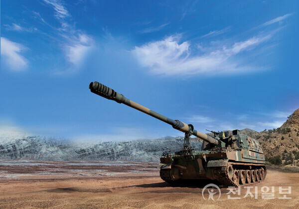한화에어로스페이스의 K9 자주포. (제공: 한화에어로스페이스) ⓒ천지일보 2025.05.27.