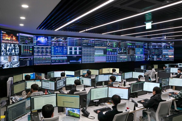 더존비즈온의 통합보안관제센터. (제공: 개인정보보호위원회)