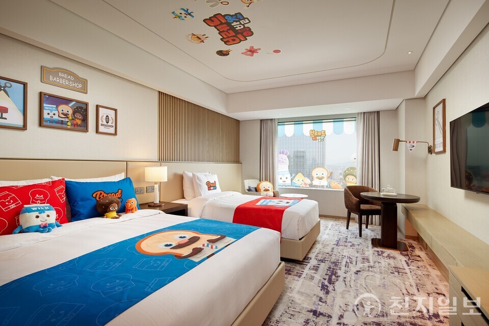 브레드 이발소 캐릭터 룸. (제공: 롯데호텔 월드) ⓒ천지일보 2025.07.18.