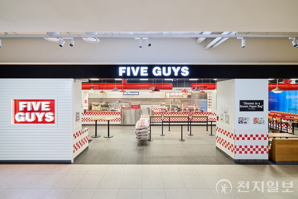 파이브가이즈 용산. (제공: 에프지코리아) ⓒ천지일보 2025.07.25.