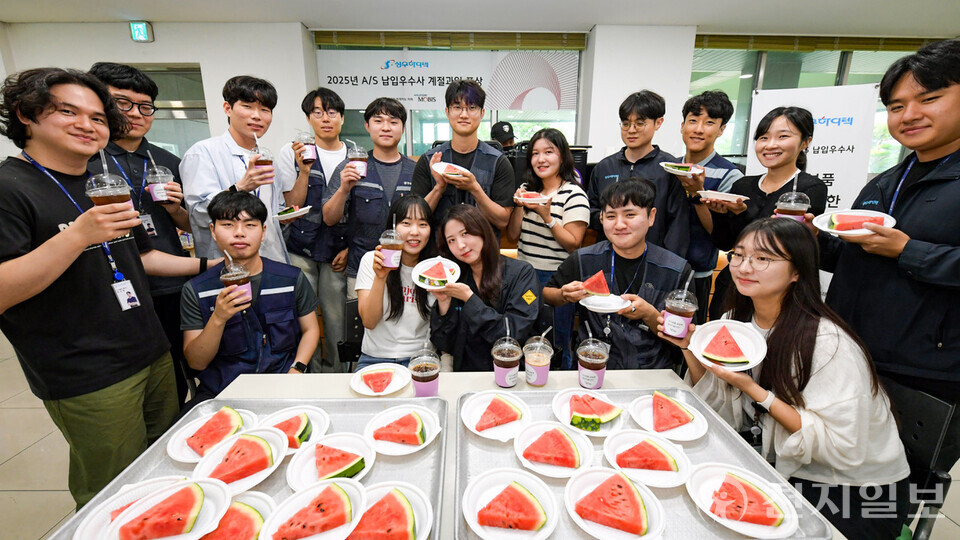 현대모비스가 올해도 전국 우수 협력사에 수박 1만통을 선물한다. (제공: 현대모비스) ⓒ천지일보 2025.08.07.
