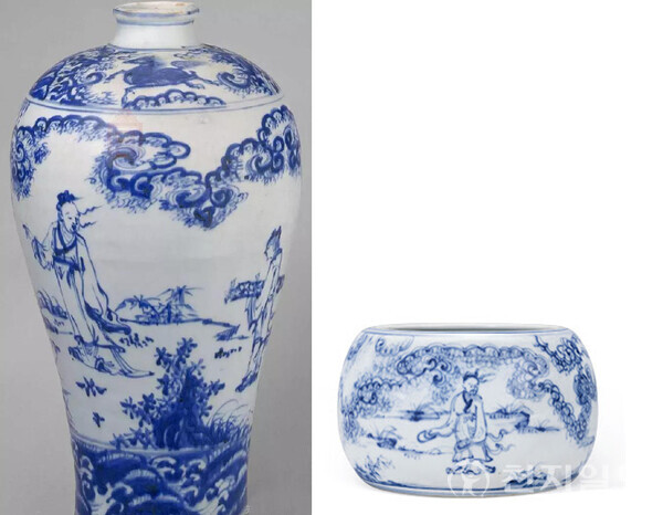 명대 공백기 청화자기 인물도. (제공: 이재준 한국역사유적연구원 고문) ⓒ천지일보 2025.08.25.