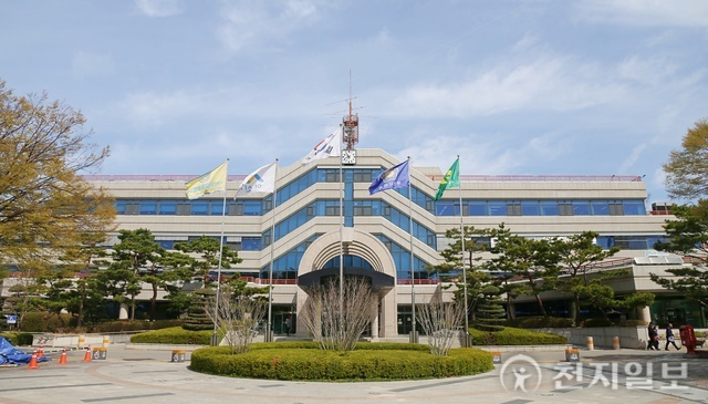 [천지일보 아산=박주환 기자] 아산시청 전경. ⓒ천지일보 2023.02.15