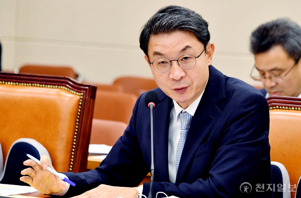 [천지일보=박준성 기자] 이억원 금융위원장. ⓒ천지일보DB