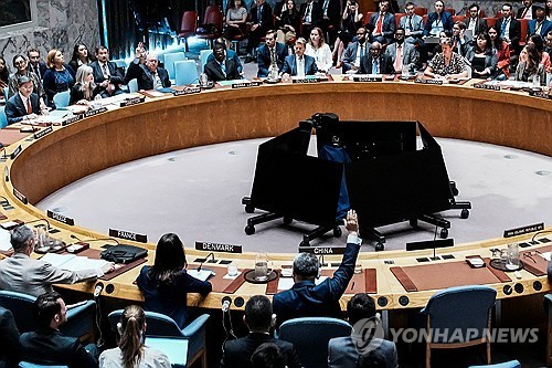 유엔 안보리 회의. (출처: 연합뉴스)