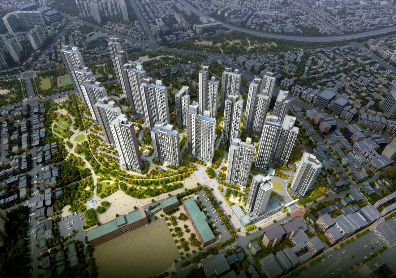 포레나더샵 인천시청역 조감도. (제공: 한화건설) ⓒ천지일보 2025.10.21.