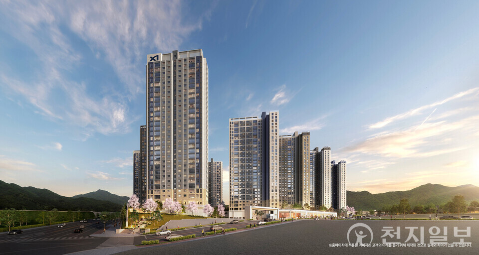 북오산자이 리버블시티 투시도. (제공: GS건설) ⓒ천지일보 2025.10.27.