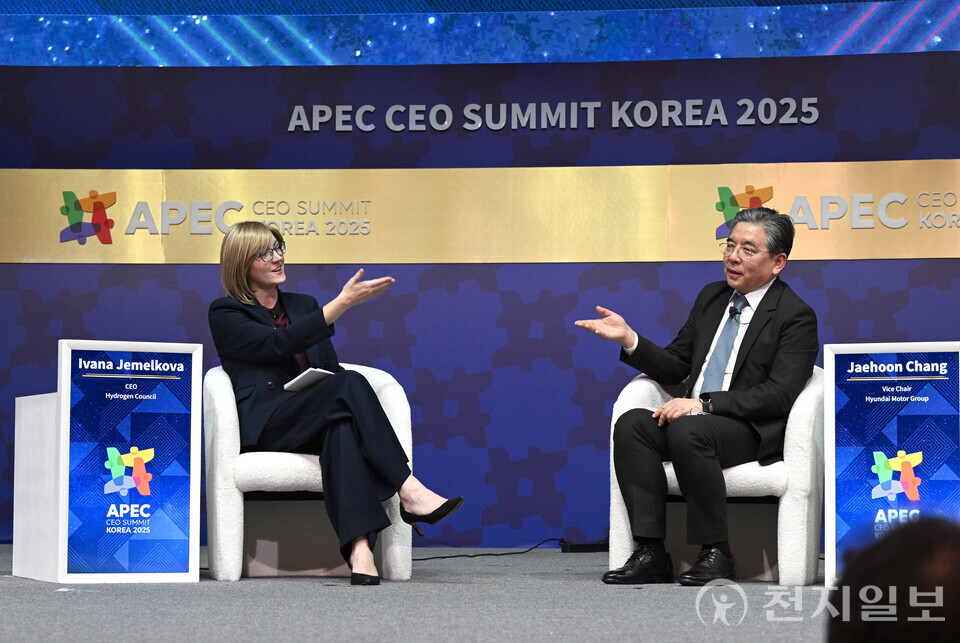현대차그룹이 30일 경주 예술의전당에서 열린 ‘APEC CEO 서밋 2025’에 참가해 수소 분야 글로벌 리더로서의 입지를 한층 강화했다. (제공: 현대차) ⓒ천지일보 2025.10.30.