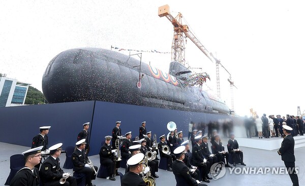 한국 해군 잠수함 장영실함. (출처: 연합뉴스)
