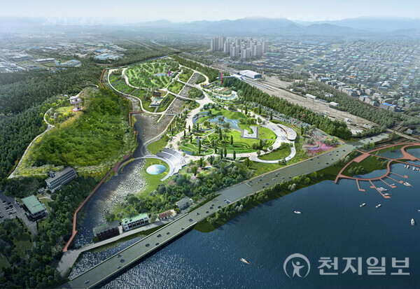 2028 울산국제정원박람회가 열리는 삼산여천매립장 조감도. (제공: 울산시) ⓒ천지일보 2025.11.04.
