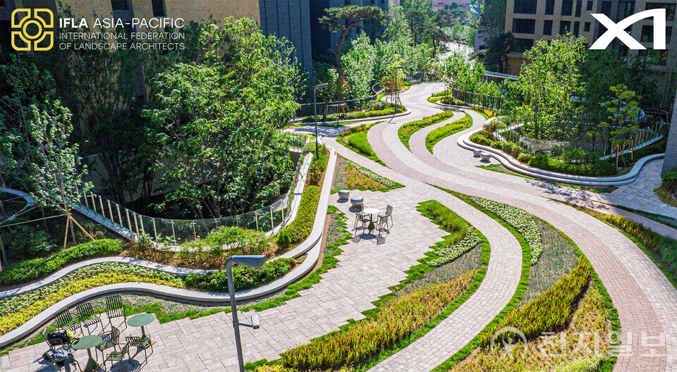 ‘메이플자이’ 조경. (제공: GS건설) ⓒ천지일보 2025.11.05.