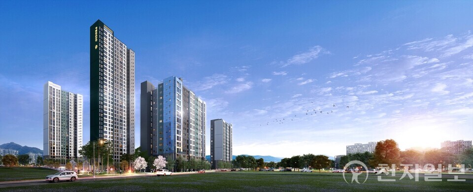 마포 푸르지오 센트럴 로열 투시도. (제공: 대우건설) ⓒ천지일보 2025.11.10.