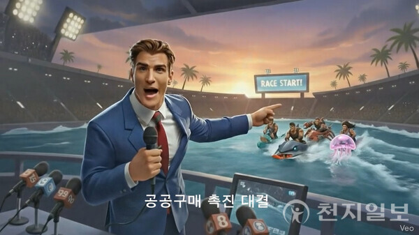 AI Festival 부서 공모전 최우수작. (제공: 국립해양생물자원관) ⓒ천지일보 2025.11.13.