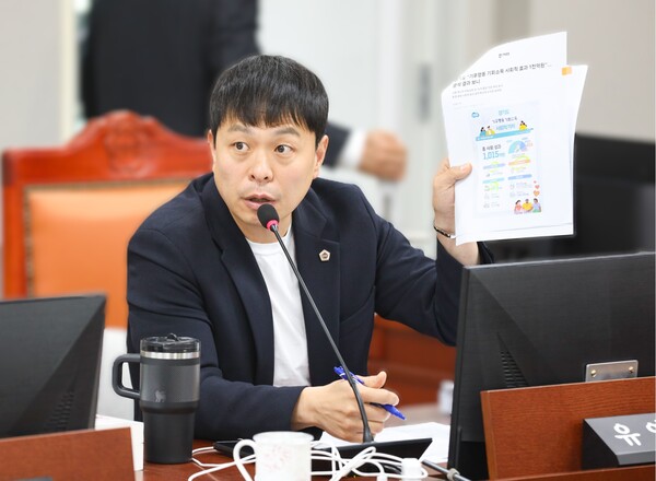 경기도의회 도시환경위원회 유영일(국민의힘, 안양5) 부위원장. (제공: 경기도의회) ⓒ천지일보 2025.11.14.