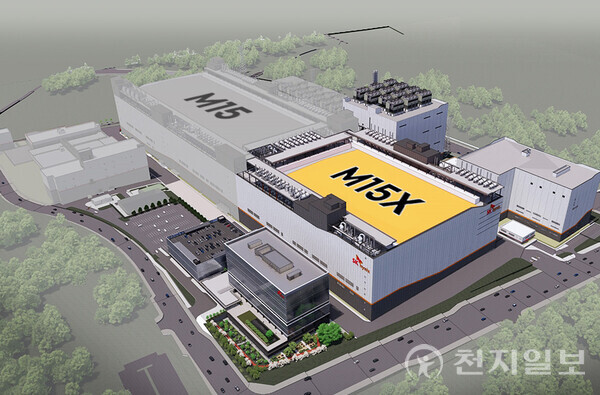 SK하이닉스 신규 팹(Fab) M15X 건설 조감도. (제공: SK하이닉스) ⓒ천지일보 2024.04.24.